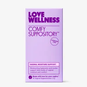 Comfy Suppository™   | Womens Suppository for Healthy Levels of Vaginal Moisture | Hormone-Free with Hyaluronic Acid & Tremella Mushroom for Vaginal Dryness Support | 10 Count