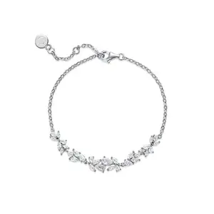 New Wisteria Flower Diamond Bracelet Fashion Light Luxury Sweet Noble Temperament Exquisite Hand Jewelry