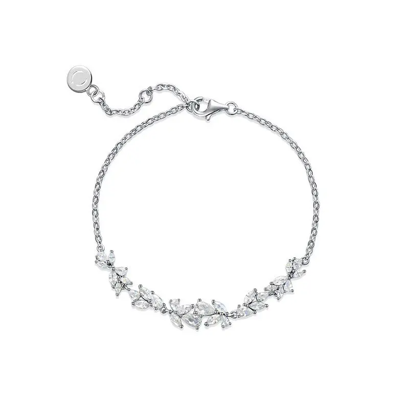 Sweet Wisteria Flower Bracelet for Women, Elegant Electroplated Copper Jewelry, Exquisite Trendy Fashion Accessory, Elegant Exquisite Jewelry, Exquisite Trendy Bracelet