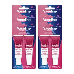 Vaseline Lip Therapy, Rosy Lips - 2 x 0.35 oz Lip Balm - Pack of 6