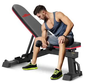 RELIFESPORTS Adjustable Weight Bench for Full Body Workout, Fast Folding 661LBS Weight Bench for Versatile Workouts and Workout Bench for Home Gym
