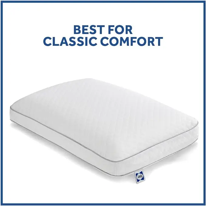 Sealy Essentials Pillow, Standard, White 2 Count Sealy Essentials Pillow, Standard, White 2 Count