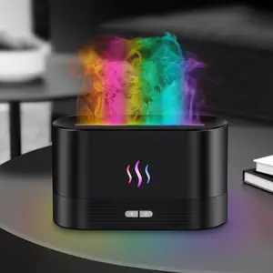 7-Color Fragrance Oil Diffuser - Compact Design - Air Purifier Water Filter Air Cleaner for Home Essential Oil Aromatizer with LED Night Lignt
