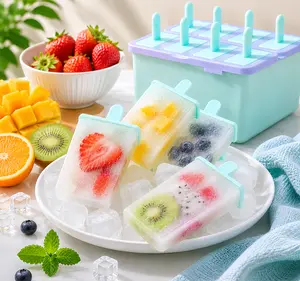 Homemade Popsicle Maker Molds – Easy Release Ice Pop Tray, Reusable Summer Frozen Treats Maker, Perfect for Juice, Fruit, Yogurt, Kid-Friendly Ice Lollies at Home