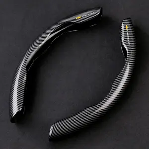 Carbon Fiber Car Steering Wheel Cover Non-slip Protector Sleeves For Chevrolet Corvette Montana TrailBlazer Silverado Traverse Camaro Suburban Equ