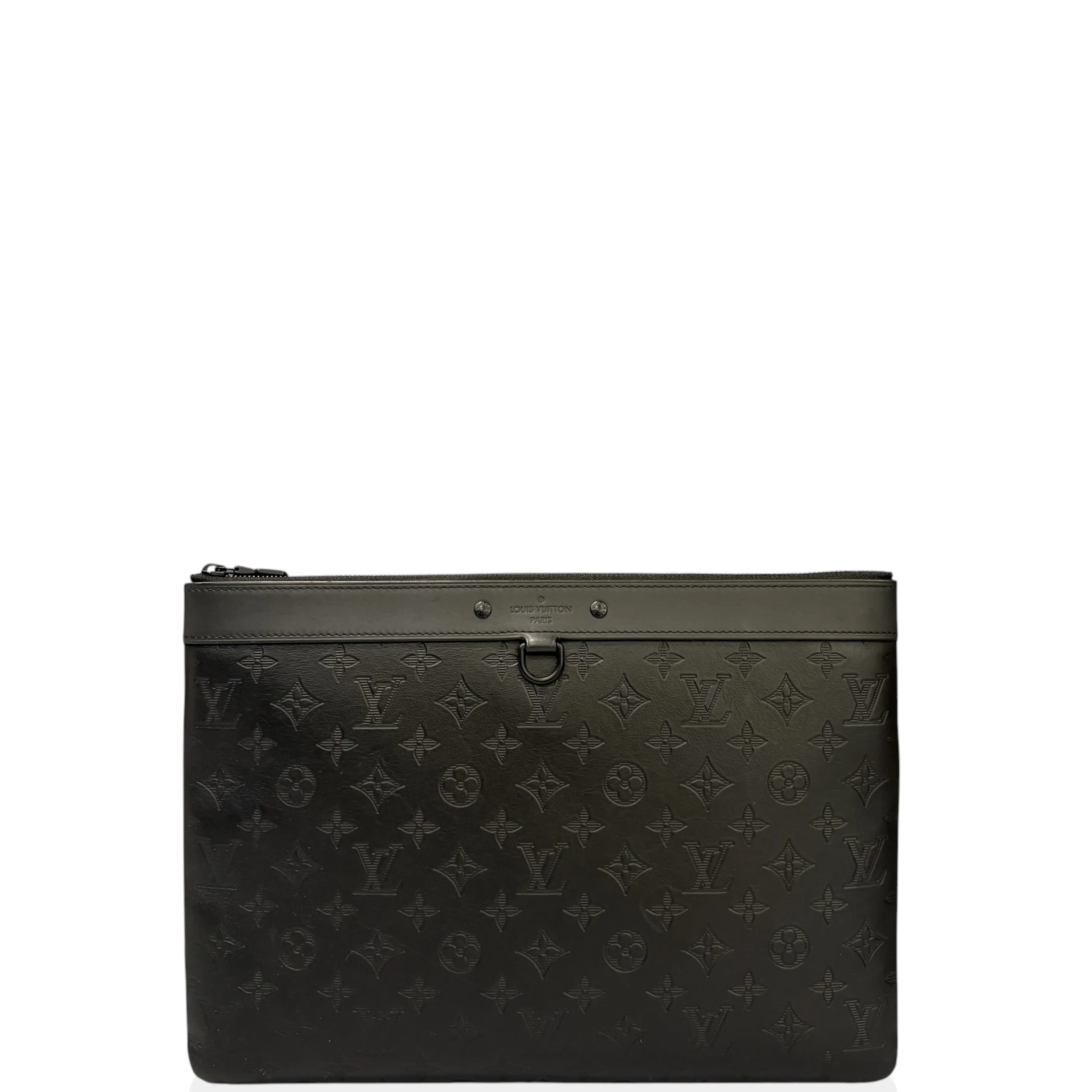Pre-owned Louis Vuitton Leather clutches & wristlets Clutch Empreinte Monogram Black (fj032226a0)