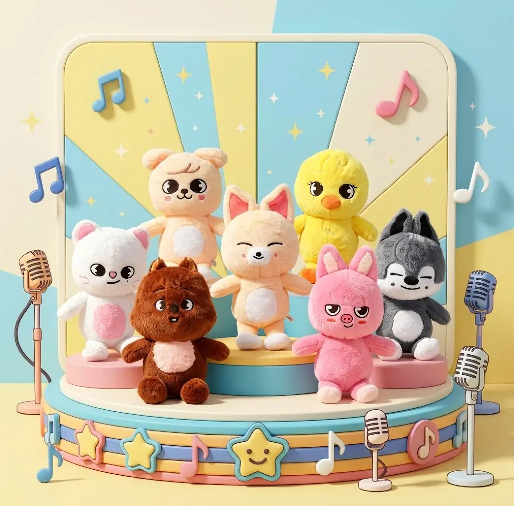 BIG PLUSH 50CM KAWAII - Adorable Kawaii Style Plush Toy for Hugging and Cuddling Cute Cartoon Animal Doll Collection for Fans Perfect for Kawaii Lovers Cuddling Sleep Companion Gift for All Anime & Kpop Lovers