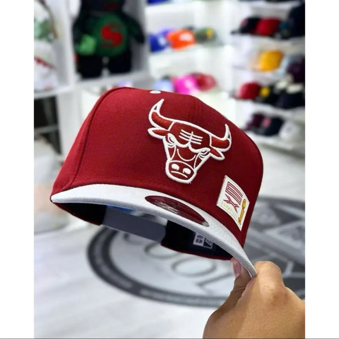 New Era Chicago Bulls 9FORTY Adjustable Curved Brim Sports Cap - Basketball Team Logo, Side Patch Casual Hat for Men, Women's