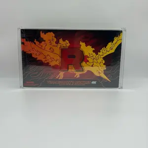 Team Rockets Moltres UPC Ultra Premium Acrylic Case Crystal-Clear Protection UV Resistant Magnetic Closure No Pokemon Cards or UPC Included
