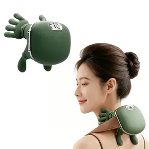 Neck Massager, Professional Handheld Shoulder Neck Massage Device, Realistic Touch, Three Speed Settings, Unisex, Christmas Gift, Neck Shoulder Relaxer