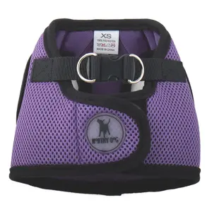 The Worthy Dog Purple Mesh Sidekick Harness