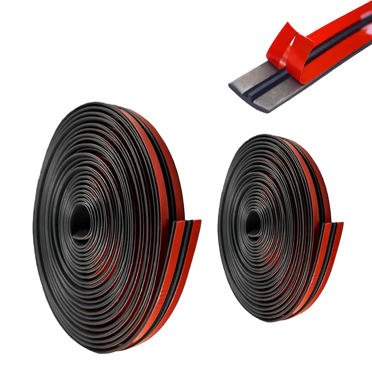 Car Rubber Seal Strip T-Type – Sunroof & Windshield Weather Stripping, Flexible Adhesive Window Seal, Waterproof Dustproof Noise Reducer Universal for Car SUV Truck Van