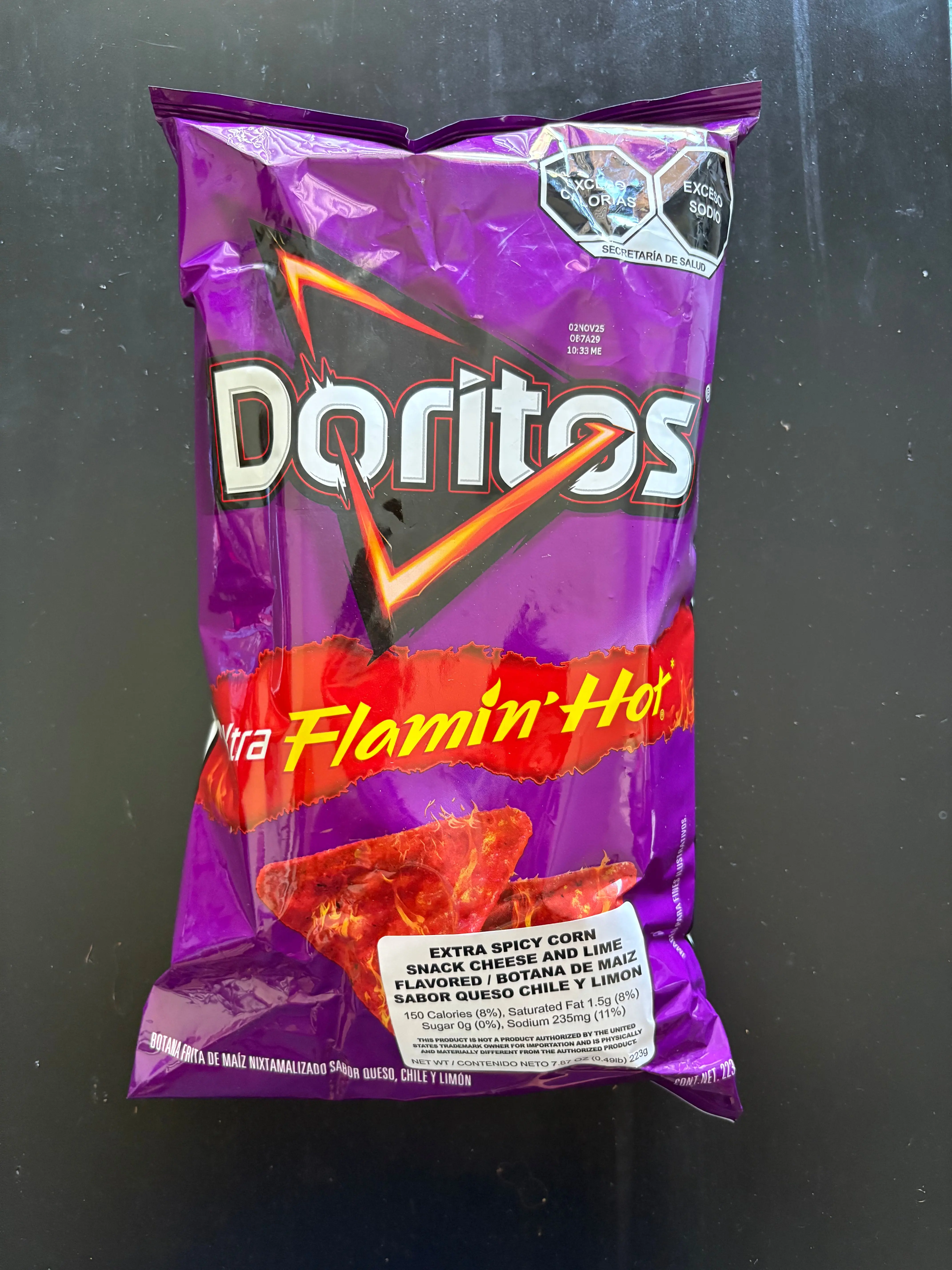 Doritos Xtra Flamin’ Hot Tortilla Chips