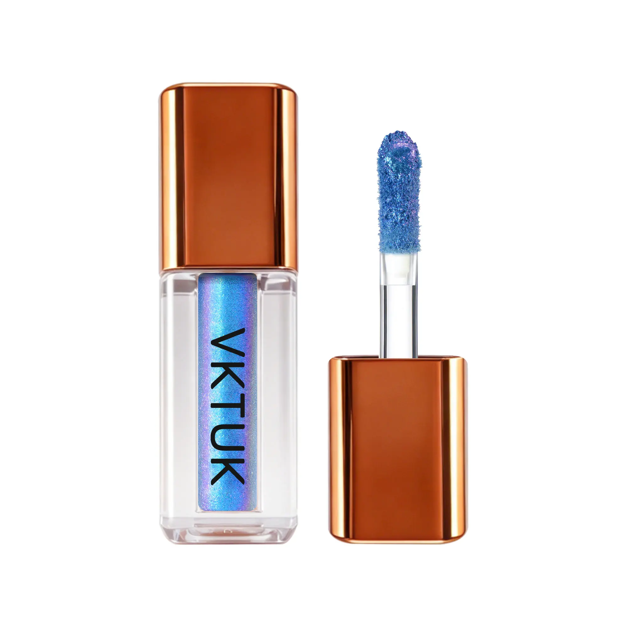 VKTUK Chameleon Multi-Chrome Liquid Eyeshadow - Metallic Shimmer Glitter Formula, Quick-Dry Application, Long-Lasting Cosmetics for Daily Eye Makeup