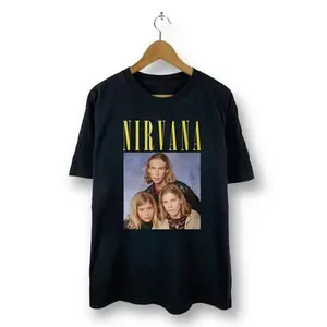 Nirvana Hanson music Pop hip hop Unisex Shirt, Nirvana Shirt, Hanson Album Cover TShirt Cotton Fabric
