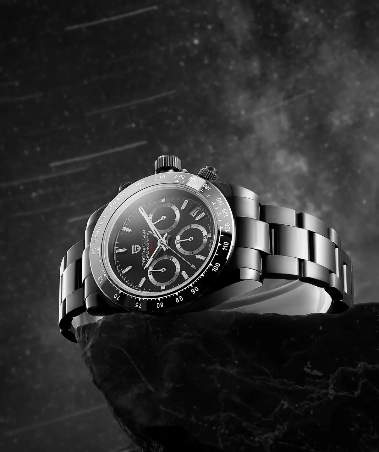 Light Luxury Stainless Steel Business Men's Watch