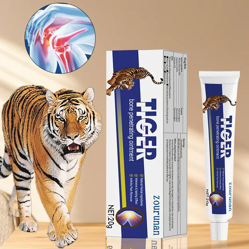 Tiger Bone Ointment - Fast-Acting Pain Relief Treatment for Soothing Muscles and Joints, Therapeutic Body Care for Men, Healthcare