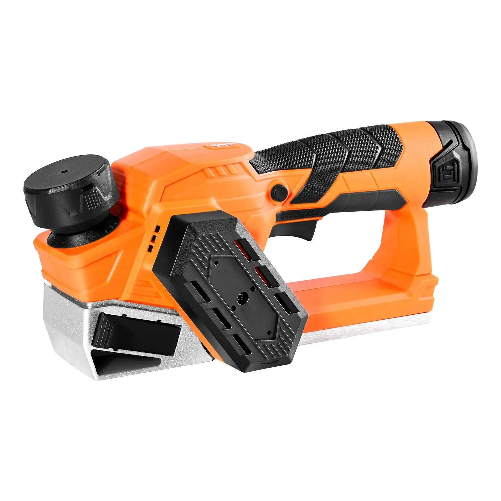 【summerfinds】VEVOR Cordless Handheld Planer, 2-1/5-Inch Cut Width, 14500 RPM Electric Hand Wood Planer with 2 Ah 12V Lithium Battery, Brushless Motor, Adjustable Cut Depth, 2 Blades, for Woodworking Wood Chamfer