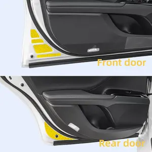 10pcs Toyota Camry Car Door Reflective Stickers, Anti-Collision Safety Warning Labels, Night Waterproof Customization Accessories