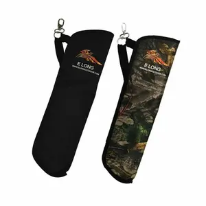 Archery Arrows Quiver Holder Side Bag for Outdoor Targets Shooting Hunting BK/CM