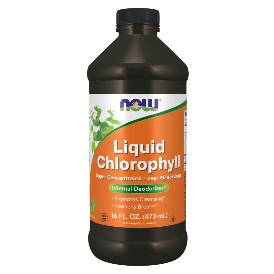 Liquid Chlorophyll Internal Deodorizer - 16 FL OZ (Now Foods)