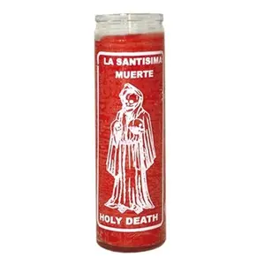 Santa Muerte Red Candle - Veladora Roja  Santa Muerte