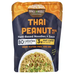 Miracle Noodle Meal Kit, Thai Peanut, 9.2 oz (260 g) Miracle Noodle Meal Kit, Thai Peanut, 9.2 oz (260 g)