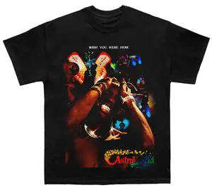 Travis Astroworld Graphic Tee - Design & Printed In The Usa