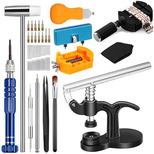 Watch Repair Kit, Watch Press Tool, Multi-function Screwdriver & Tweezers, Universal Watch Repair Tool Set