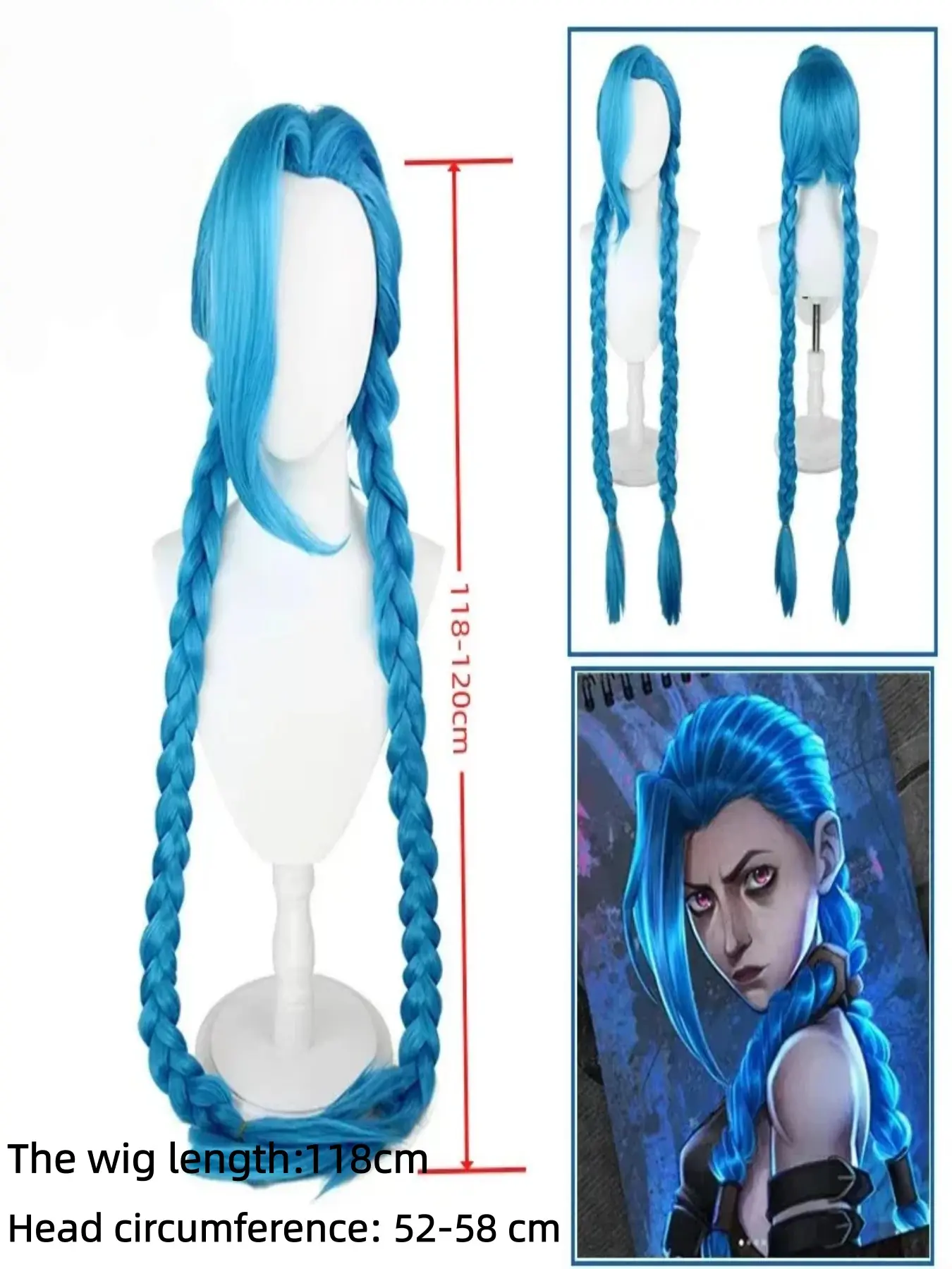 Arcane Season 2 League of Legends LOL Arcane Jinx Halloween Cosplay Costume Loli Outfit Halloween Christmas Gift Cos Convention