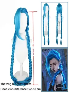 Arcane Season 2 League of Legends LOL Arcane Jinx Halloween Cosplay Costume Loli Outfit Halloween Christmas Gift Cos Convention
