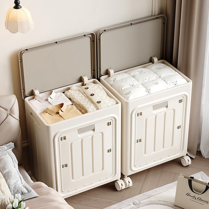 UFORU Laundry Basket with Wheels, Ventilated& Odor-Resistant, Portable Rolling Storage with Lid, SizeDetails in SKU Images, Assembly Guide in Main Image &Description