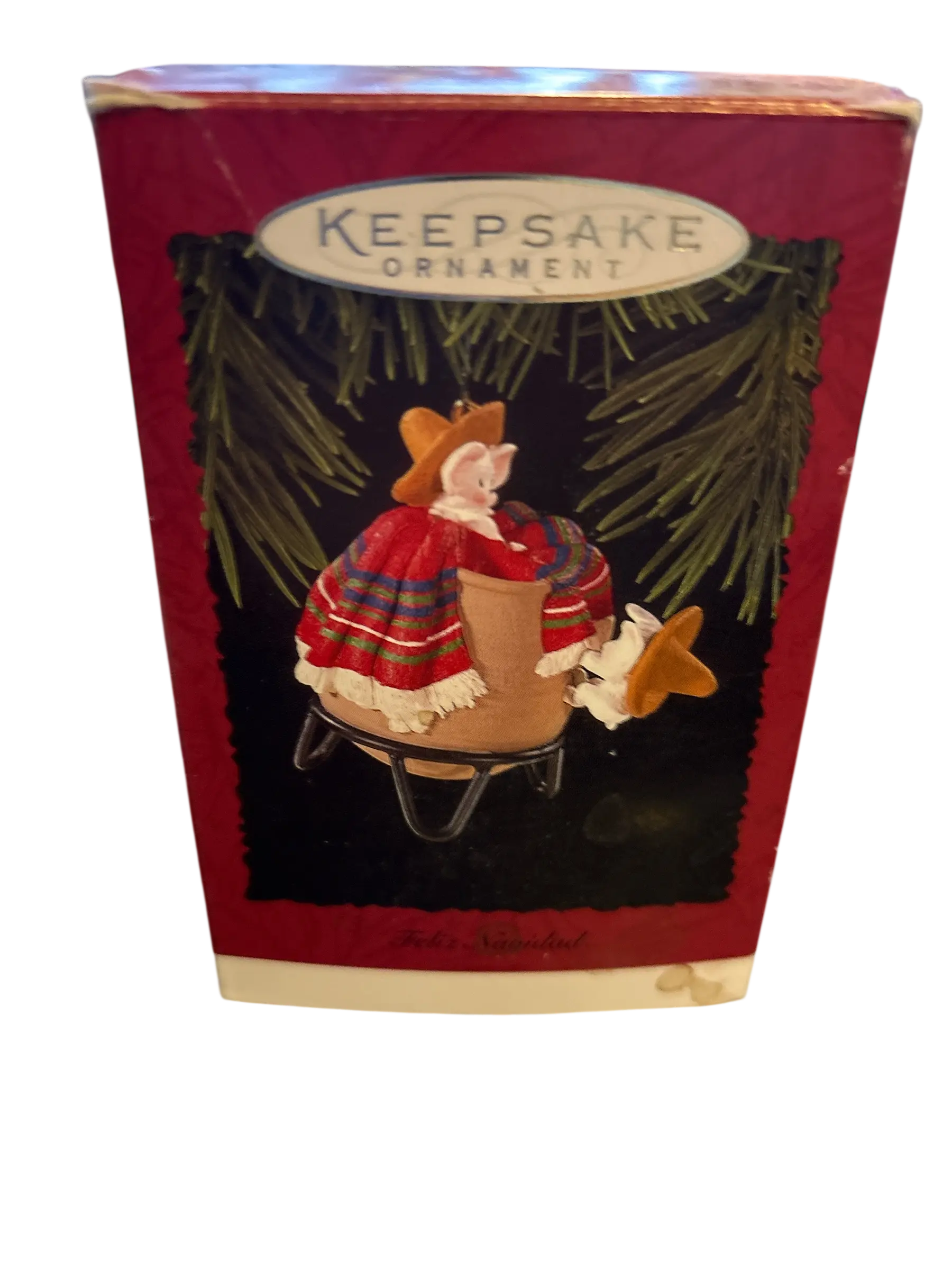 Hallmark Feliz Navidad 1996 Keepsake Ornament