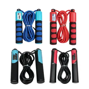 Adjustable Length Speed Jump Rope with Digital Counter, High Speed Steel Ball Bearings Skipping Rope, Durable Fitness Exercise Rope for Adults Children Home Gym Sports Training