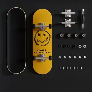 Portable Mini Finger Skateboard, Pocket-Sized for Skate Tricks Practice, Ideal for Indoor & Outdoor Anytime Anywhere Entertainment