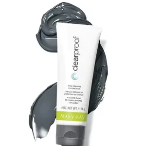 Mary Kay Clearproof Charcoal Detox Cleansing Mask with Rosemary & Peppermint Scent, Gentle Formula for Oily Skin Oil Control, Clearer & Smooth Complexion Rejuvenating Face Mask Treatment Mask