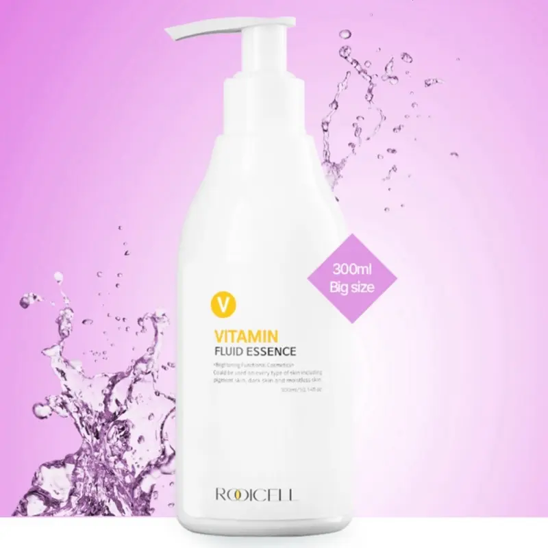 Roodcell Vitamin Fluid Essence 300ml Big Size for All Skin Types Hydrating and Revitalizing Formula