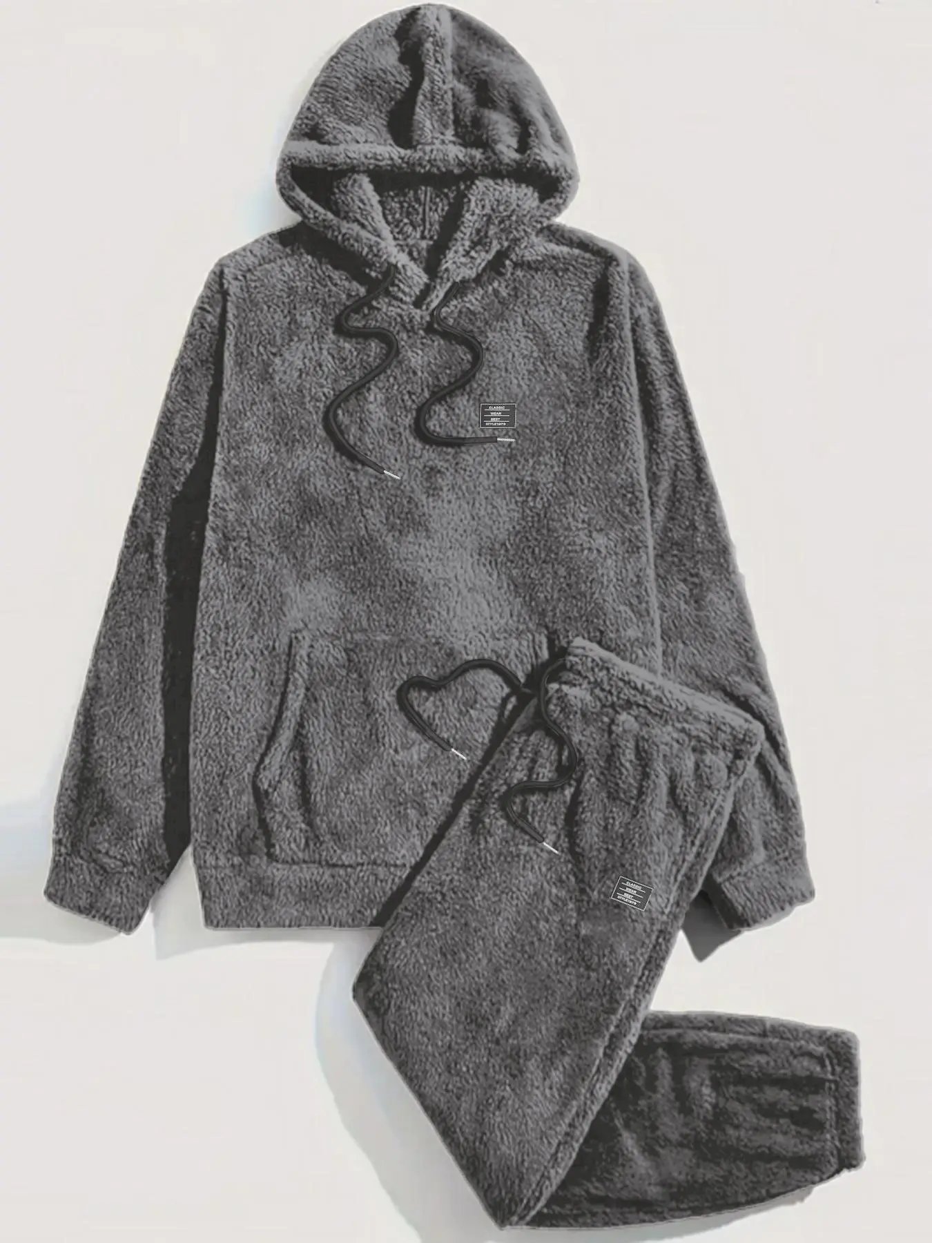 Men's Oversized Casual Hooded Sweatshirt Long Sleeve With Pocket And Joggers Pants Set Soft, Elastic, Loungewear, Athletic Vintage Streetwear, Menswear, Clothes