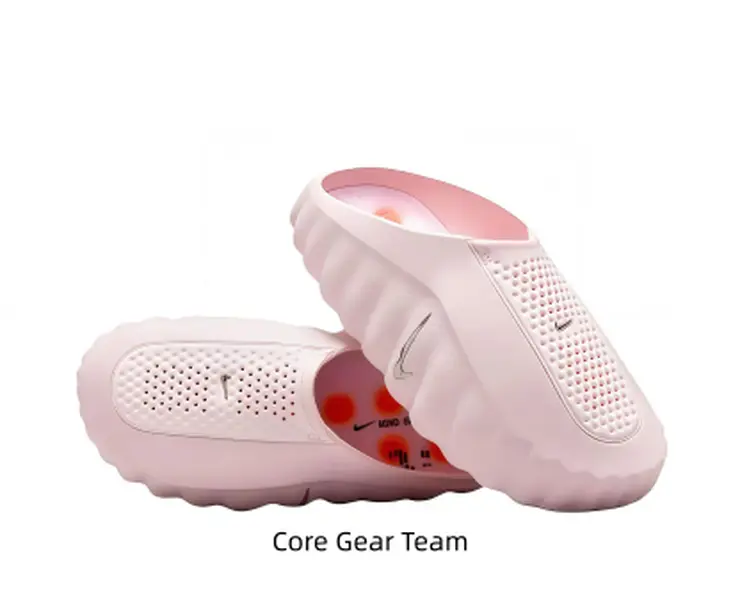 Pale Pink Breathable Foam Athletic Recovery Slide
