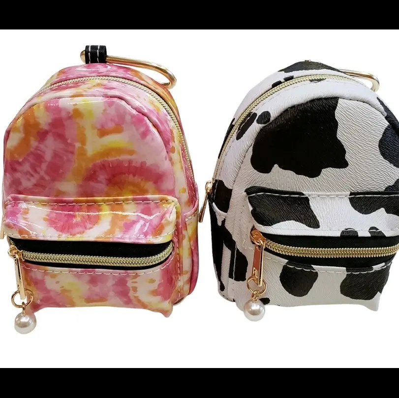 Mini Backpack Coin Purse Keychains