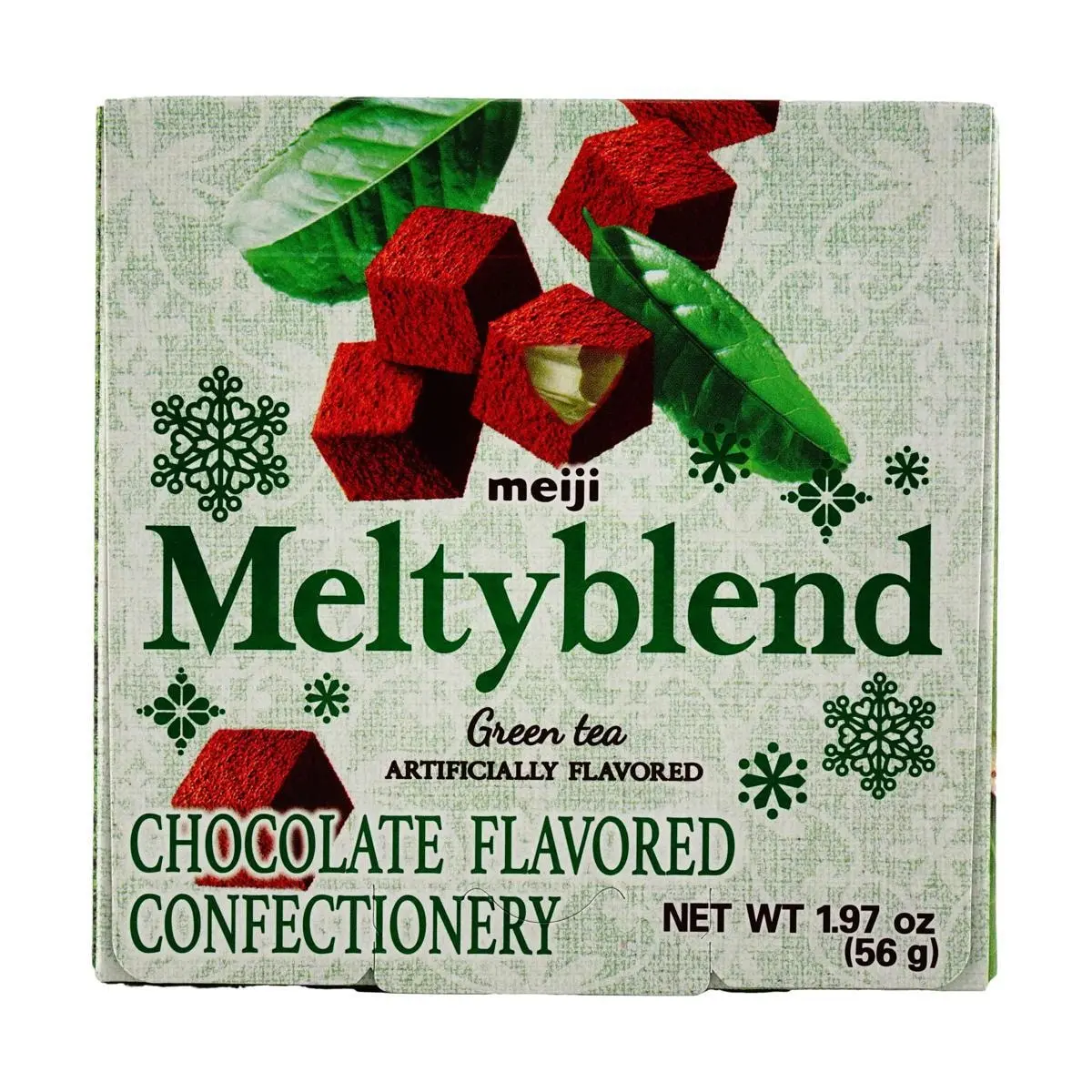 MEIJI MELTYBLEND Matcha Truffle Chocolate 56g - Japanese Creamy Snow Kissed Indulgence
