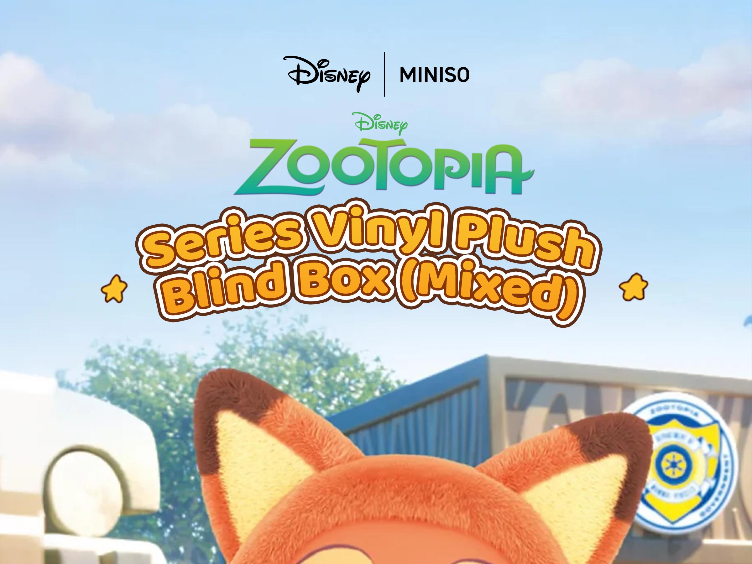 Disney Zootopia Collection Soft Vinyl Plush Blind Box – Adorable Costume Figures Surprise Mystery Toy Judy Nick Bellwether Halloween Christmas Holiday Gifts for Fans & Kids Valentine Gift for Girlfriends