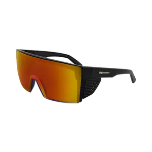 Bomber - Buzz Z87+ Johnny Matte Black / Red Mirror Sunglasses