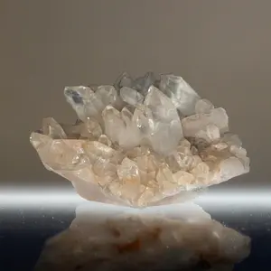 Arkansas Clear Quartz Cluster — Multi-Point Formation (Mount Ida, USA Mined)