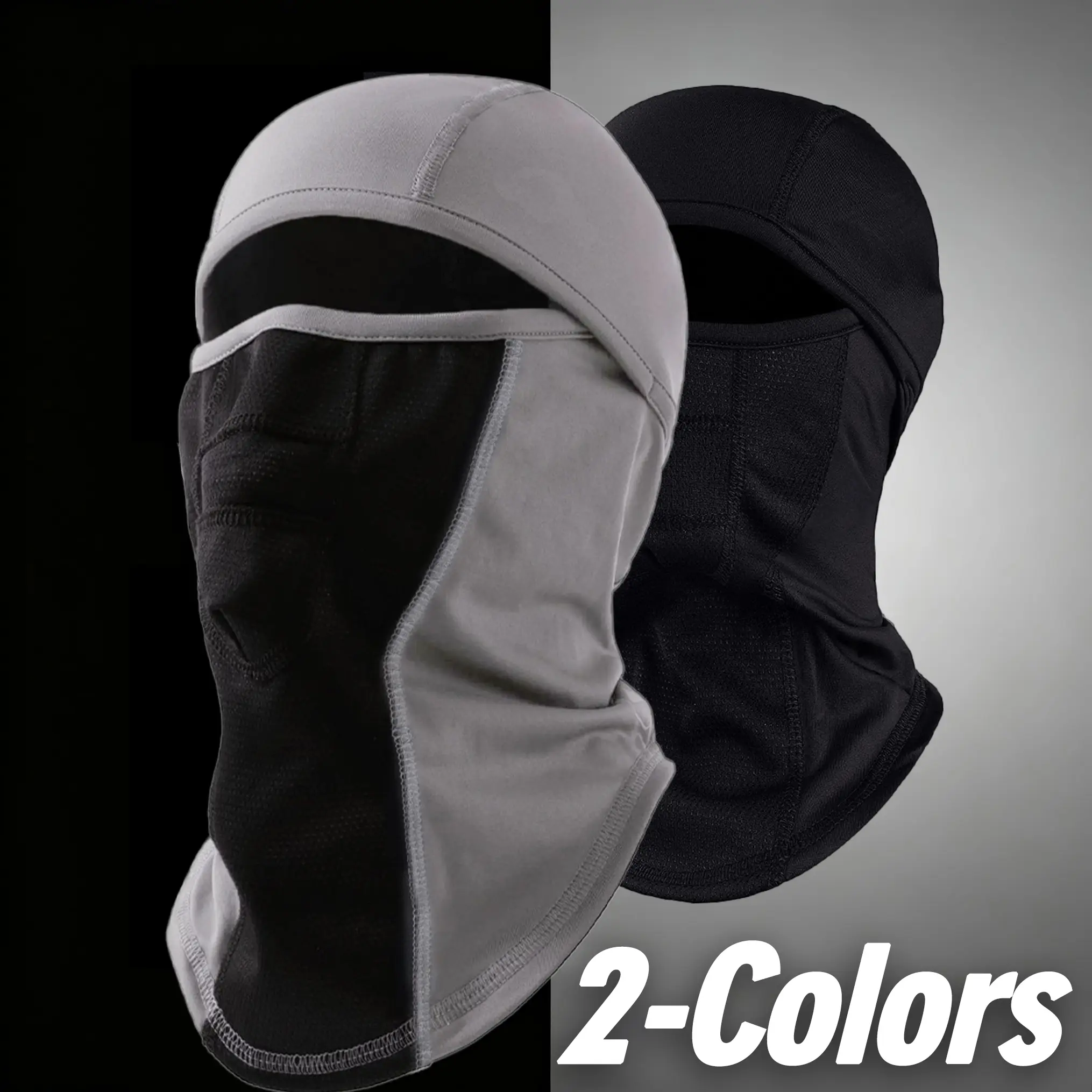 2-pack Summer Balaclava Face Mask,UV Protection Cooling Neck,Outdoor Breathable Face Covering Motor Cycle Cycling Fishing Best Gift for Men Women Boy Girl