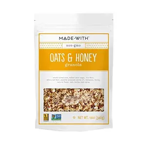 212 MAIN Honey Infused Oatmeal Food, 12 oz Honey Oat Granola, Pack of 6