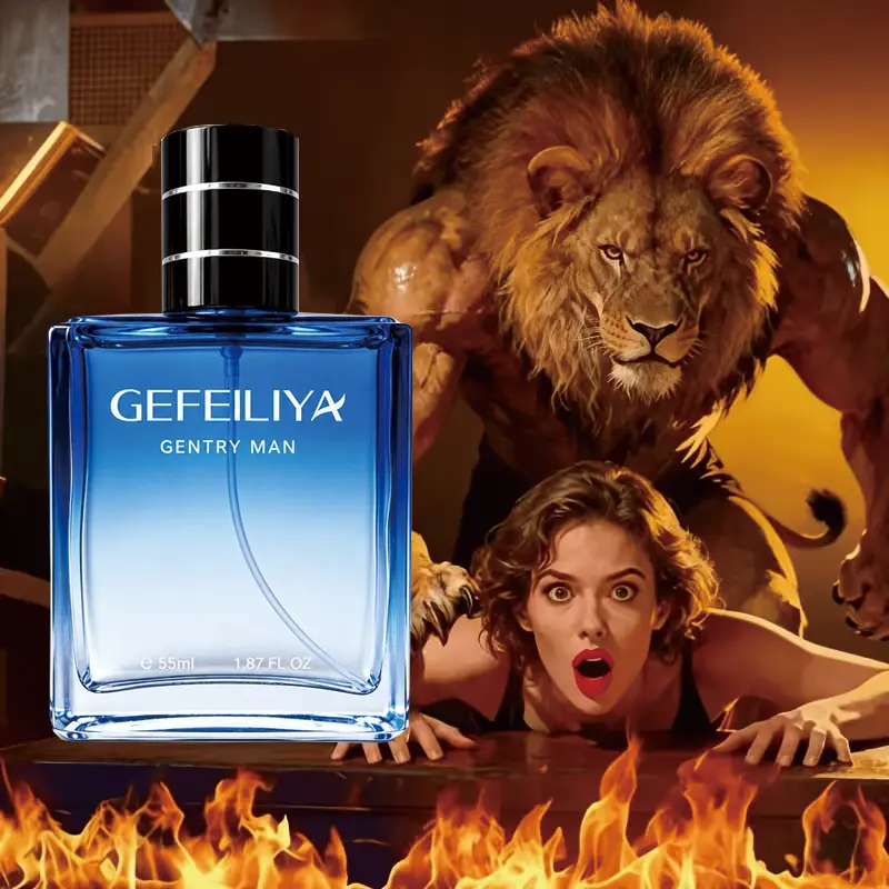 Men's Gentleman Eau de Parfum - Fruity Fragrances Perfumes with Grapefruit, Lemon, Mint Notes - 55 mL/1.87 fl oz, Perfume