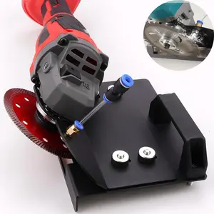 45 Degree Tile Chamfering Tool with Base Plate, Type 100 Angle Grinding Machine Stand for Tile 45 °   Chamfer Cutting, Angle Grinding Machine Stand for Cutting Ceramic Stone, Heavy Duty, Black