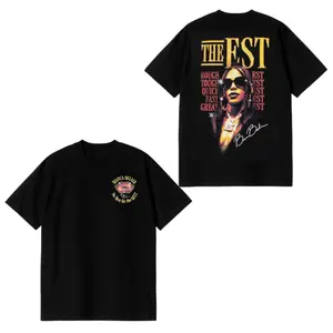 Bianca Belair The EST 2 Sided T-Shirt, Featuring Iconic Design with Rough, Tough, Quick, Fast, Great for Wrestling Fans, Bold Fashion Statement Tee