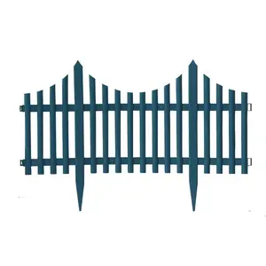 PVC garden fence, courtyard, park beautification, easy installation, outdoor environmental protection resin plastic fence